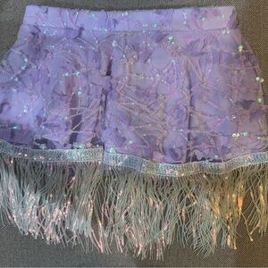Fringe Skirt - Lavender